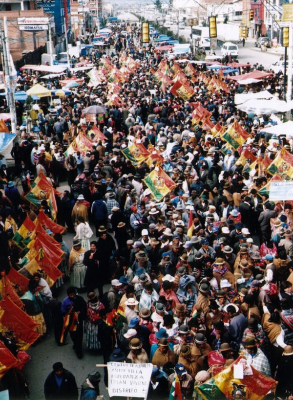 marcha de ASAMA